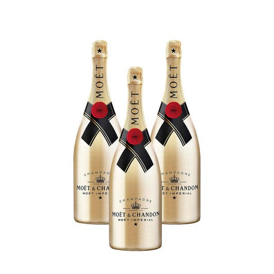 Moët & Chandon Impérial 1.5L Magnum Golden Sleeve Case of 3