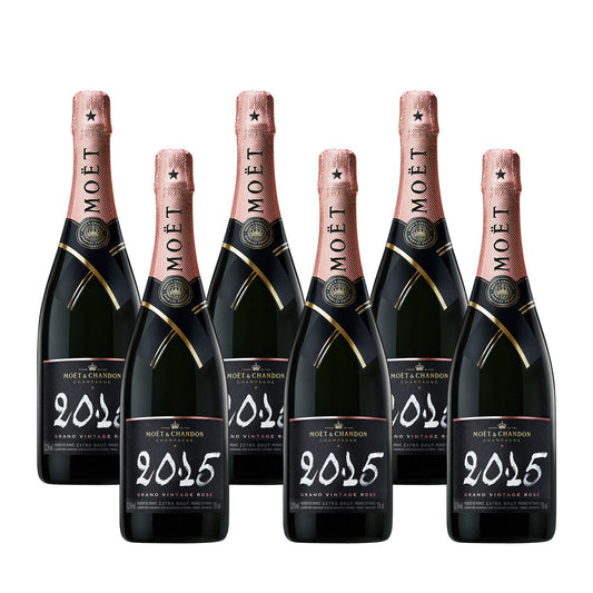 Moët & Chandon Grand Vintage Rosé 2015 Case of 6