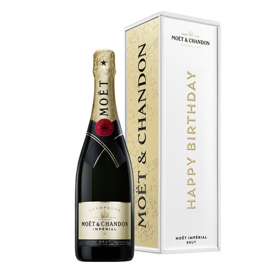 Moët & Chandon Impérial 'Happy Birthday' Metal Gift Box