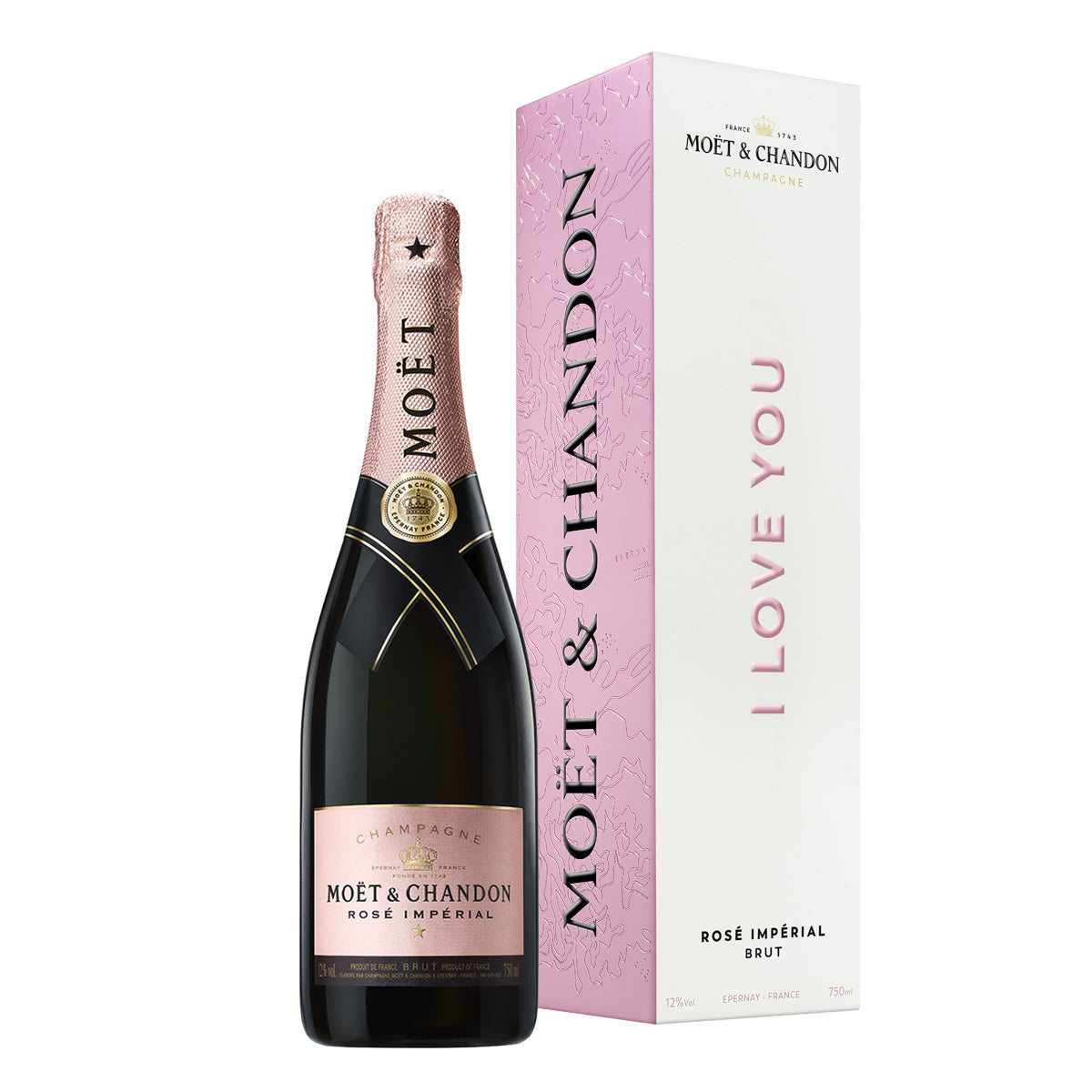 Moët & Chandon Rosé Impérial 'Love' Gift Box